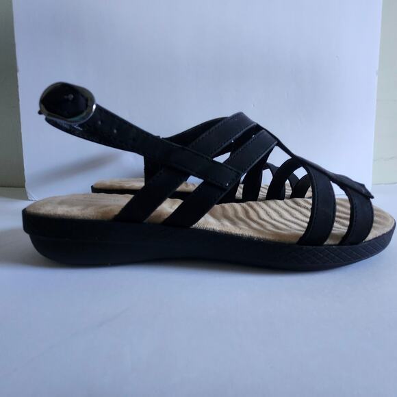 Comfort Wave by Easy Street Black Sandals Size 8Wide NWOT - Picture 3 of 6